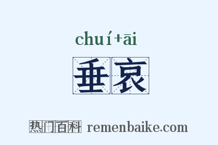 垂哀是什么意思的图片